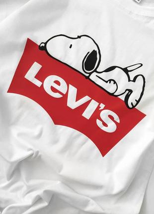 Футболки levis snoopy все размеры разные цвета2 фото