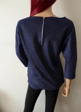 Шикарный свитер/джемпер с металлическим эффектом от zara2 фото