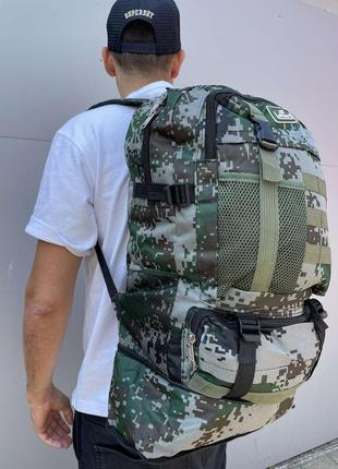 Рюкзак камуфляж 60 л тактический, военный, туристический.3 фото
