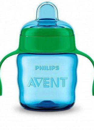 Чашка-непроливайка с мягким носиком 200 мл philips avent 6m+ (8710103854371)2 фото