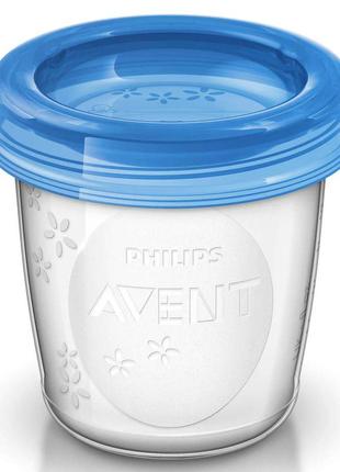 Контейнеры для хранения грудного молока 180мл х 10шт philips avent (8710103671602)3 фото