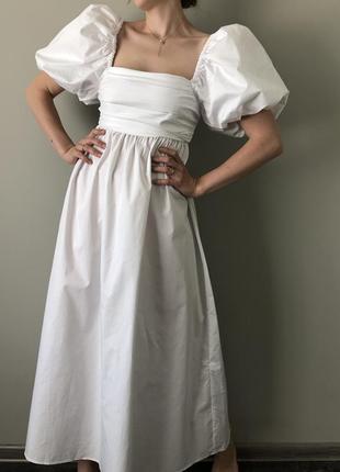 Трендовое ярусное платье макси zara с пишным рукавом свежие колекцыи зара плаття сукня сарафан размер xs s m l xl xxl  в наявності🔥🔥🔥2 фото
