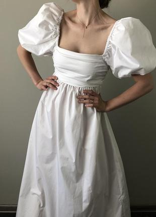 Трендовое ярусное платье макси zara с пишным рукавом свежие колекцыи зара плаття сукня сарафан размер xs s m l xl xxl  в наявності🔥🔥🔥