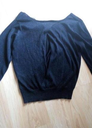 Кофта/пуловер з запахом на спині/ з мерехтливим ефектом object2 фото