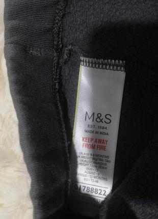 Штани з начосом 6-9 міс m&s2 фото