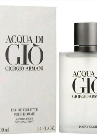 Чоловіча туалетна вода  acqua di gio men 100ml