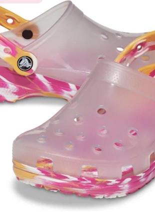 Crocs marbled clog м7w9 (38-40)