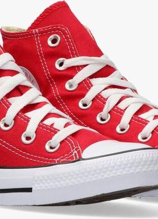 Кеди converse chuck taylor all star m9621 red червоні жіночі чоловічі6 фото