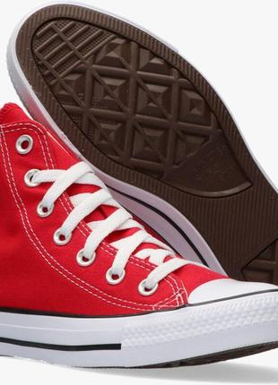 Кеди converse chuck taylor all star m9621 red червоні жіночі чоловічі4 фото