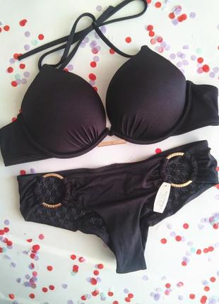 Купальник великий пушап victoria's secret bombshell 34a 75a 34b 75b 80b  xs s m l