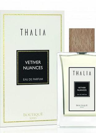 Парфюмерная вода vetiver nuances thalia, 75 мл (унисекс)