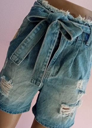 Жіночі стильні джинсові шорти1 фото