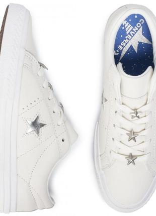 Супер класні кеди Millie Bobby Brown s Newest Converse Collection 165020c 36(3,5)(р) white 100% шкіра дитячі жіночі