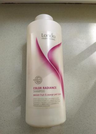 Шампунь для фарбованого волосся londa color radiance 1000ml3 фото