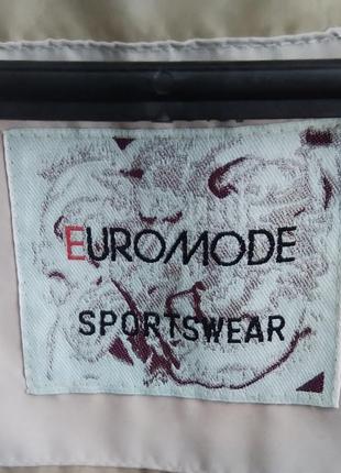 Euromode винтажная светлая мужская куртка, ветровка, бомбер5 фото