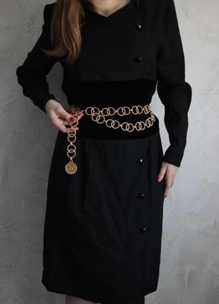 Valentino винтажное шерстяное платье миди оригинал2 фото