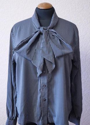 Елегантна блуза у смужку1 фото