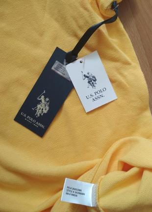 Оригинал новое желтое поло футболка polo ralph lauren6 фото