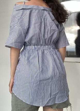 Жіноча блуза в смужку2 фото