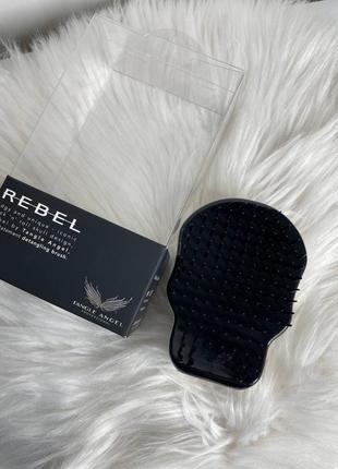 Гребінець для волосся tangle angel rebel brush white chrome3 фото