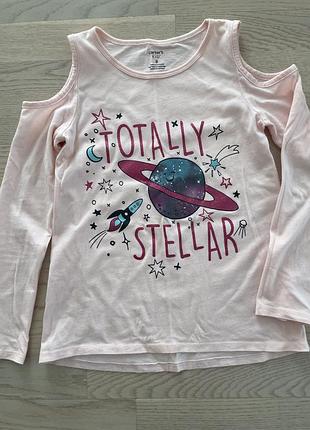 Футболка carter’s на довгий рукав з відкритими плечима , 8 років