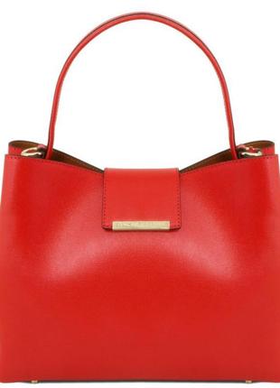 Clio saffiano leather bag secchiello3 фото