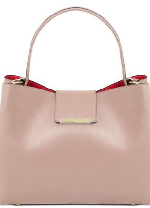 Clio saffiano leather bag secchiello7 фото