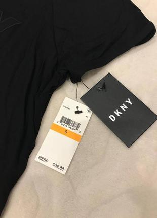 Женская футболка dkny contrast-trim4 фото