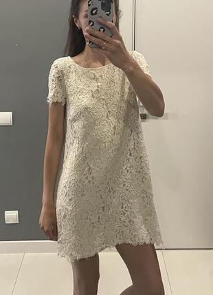 Кружевное платье zara p.s