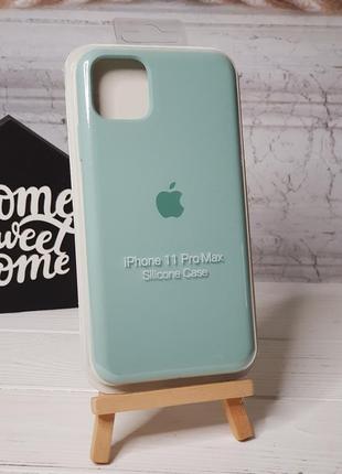 Чохол на iphone 11 pro max з захищеним низом silicone case чехол для айфон с закрытым низом