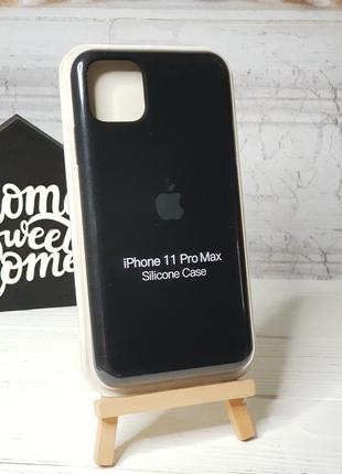 Чохол на iphone 11 pro max з захищеним низом silicone case чехол для айфон с закрытым низом