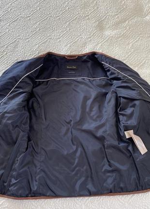 Куртка massimo dutti с отделкой из кожи, р. m3 фото