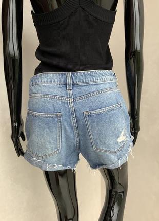 H&m круті джинсові шорти з потертостями4 фото