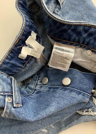 H&m круті джинсові шорти з потертостями6 фото