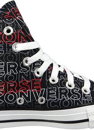 Кеди converse chuck taylor all star hi 170108c black унісекс