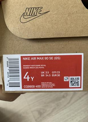 Новые кроссовки nike air max 90 se4 фото