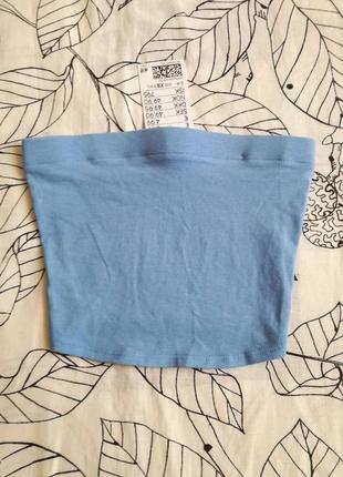 Котоновий топ бандо h&m