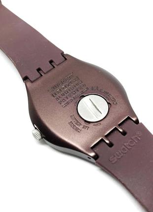 Швейцарський годинник унісекс swatch irony big ygc4001 brown effect7 фото