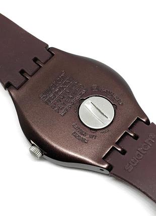 Швейцарський годинник унісекс swatch irony big ygc4001 brown effect2 фото