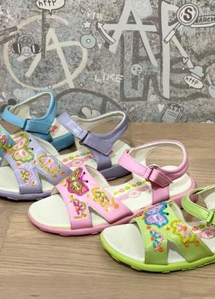Детские яркие босоножки, 29-30-31-32-33-34 размеры