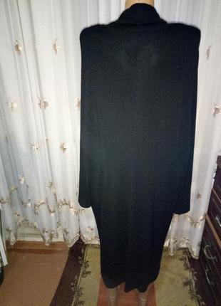 Чорна в'язана сукня3 фото