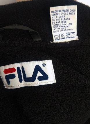 Fila винтажный ассиметричный теплый мужской анорак, ветровка, куртка6 фото