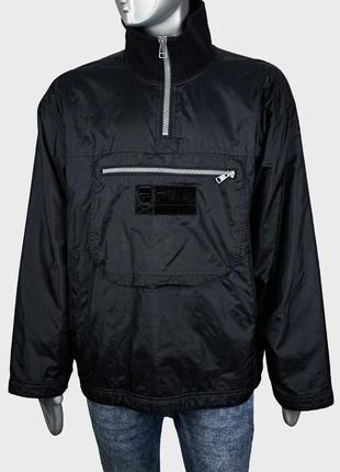 Fila винтажный ассиметричный теплый мужской анорак, ветровка, куртка2 фото