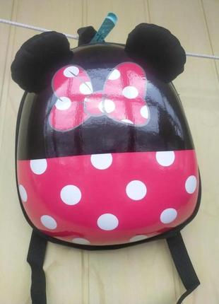 Стильний та зручний дитячий рюкзачок в стилі мінні маус3 фото