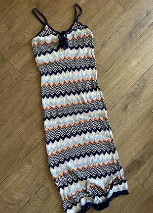 Вязаный сарафан, летний сарафан