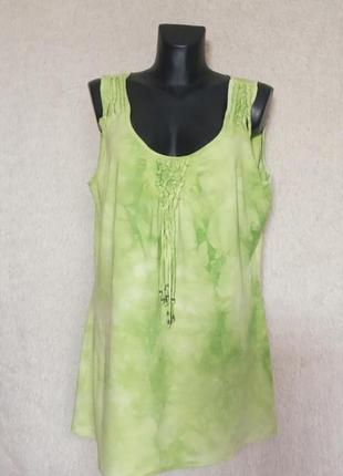 Красивая салатовая майка