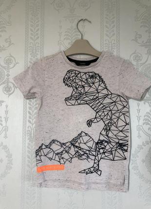 Серая футболка дино dino 3d,динозавр 🦖3 фото
