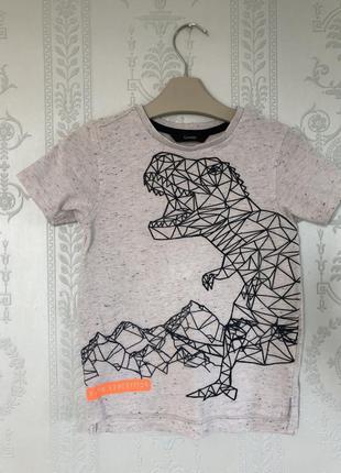 Серая футболка дино dino 3d,динозавр 🦖