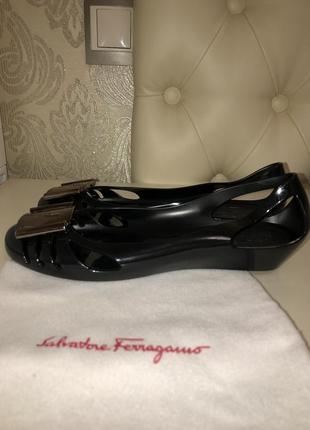 Силиконовые балетки salvatore ferragamo оригинал италия3 фото