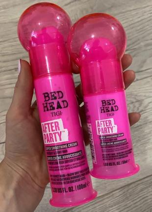 Розгладжуючий крем для укладання та рестайлінгу tigi bed head after party smoothing cream